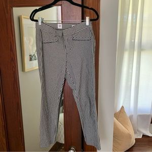 Tailored checkered pants